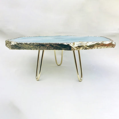 Blue Agate Cake Stand/Centrepiece/Display Stand/Tray