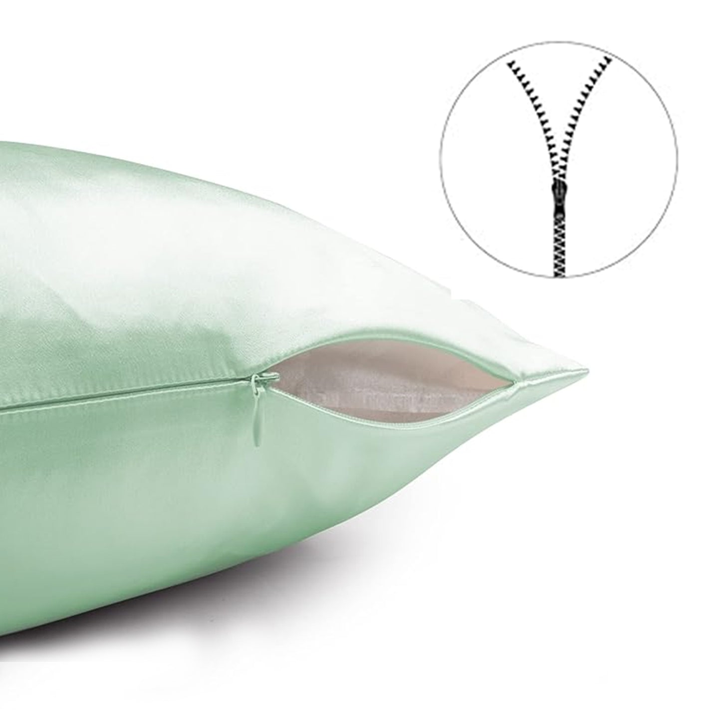 Set of 2 Pure Mulberry Silk Pillowcases