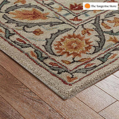 Handcrafted Rug/Carpet | Pure Wool | Hand Tufted | High Pile | High Density | Yarn Dyed