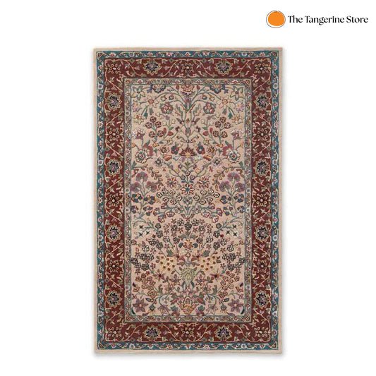 Handcrafted Rug/Carpet | Pure Wool | Hand Tufted | High Pile | High Density | Yarn Dyed