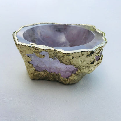 Rose Quartz Agate Nut/trinket/Jewellery Bowl