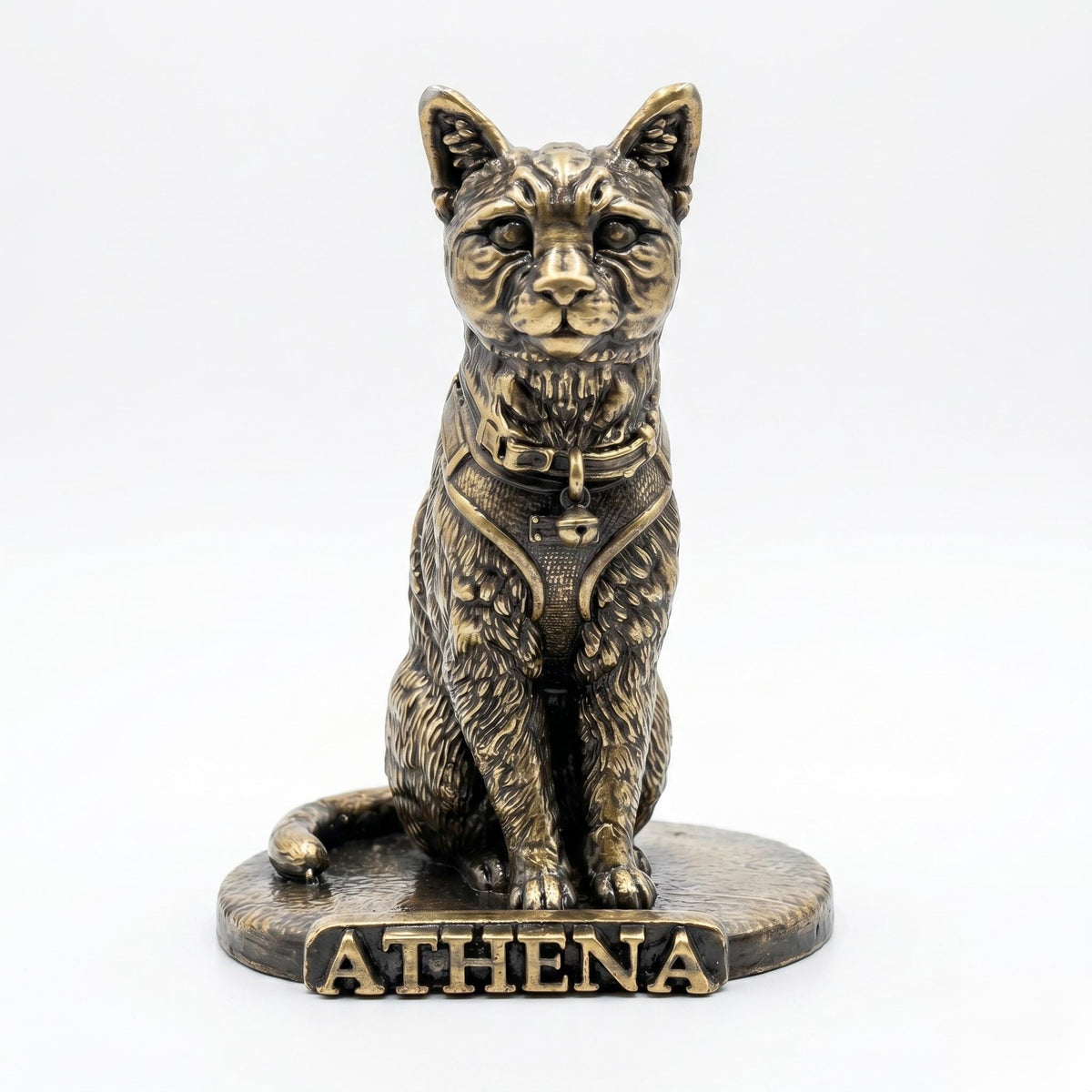 Brass Custom Figurine from Photo | Custom Pet, Birthday, Wedding, Graduation Figurine | Personalized Family Sculpture Brass Copper