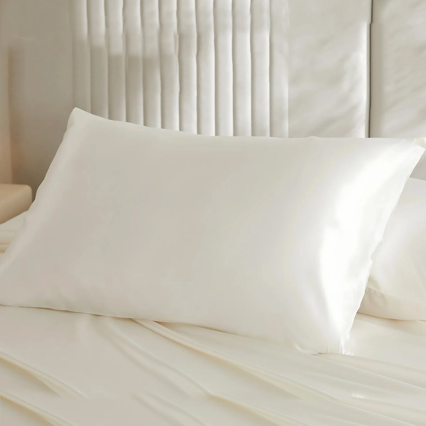 Set of 2 Pure Mulberry Silk Pillowcases