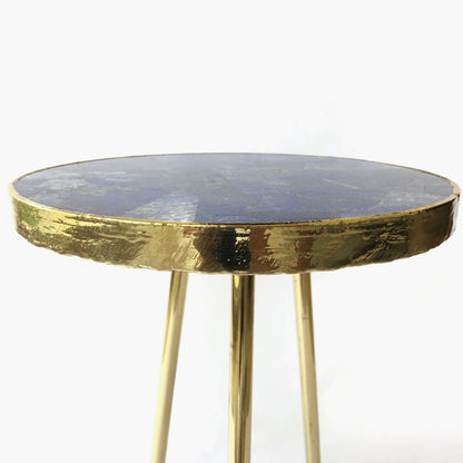 Lapis Lazuli Round Coffee/Side Table