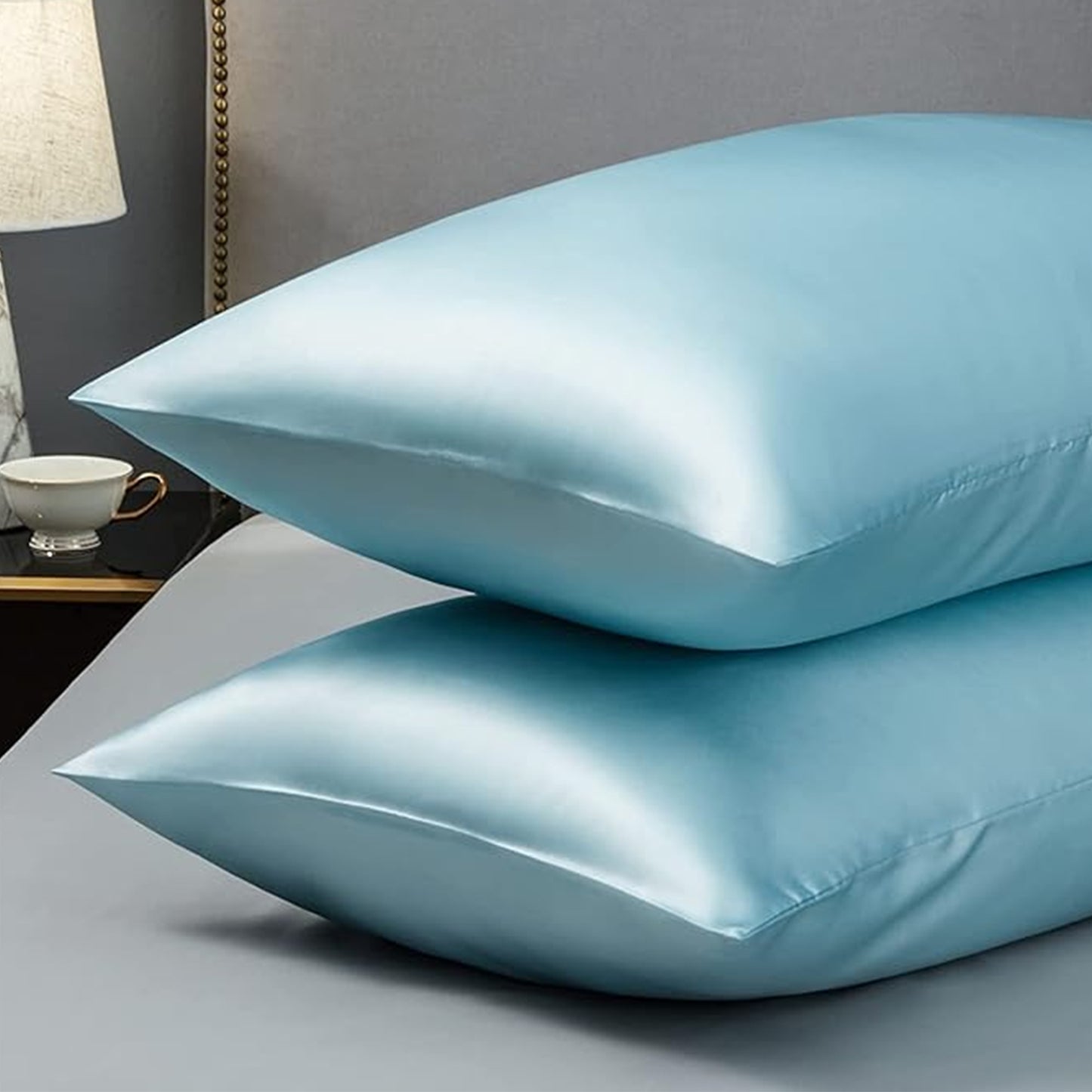 Set of 2 Pure Mulberry Silk Pillowcases