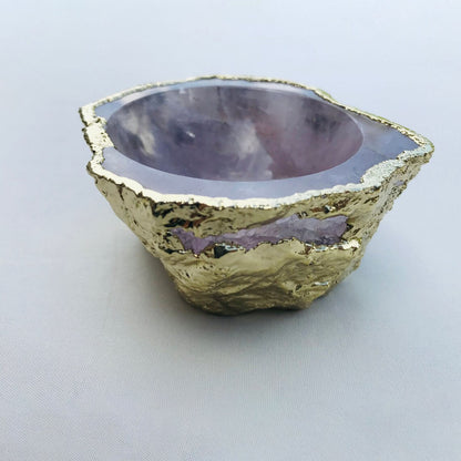 Rose Quartz Agate Nut/trinket/Jewellery Bowl