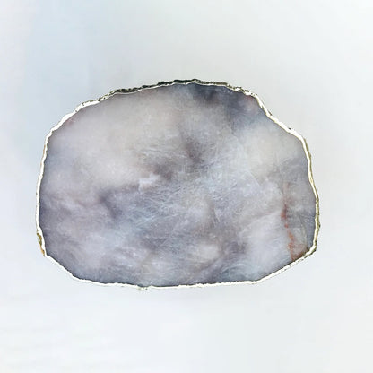 Grey Agate Quartz Cake Stand/Centrepiece/Display Stand/Tray