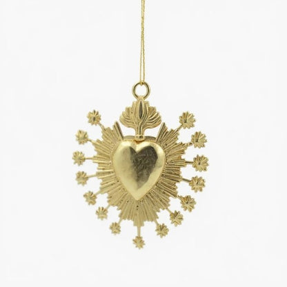 Gold Christmas Ornaments – Metallic Holiday Baubles (Set 1)