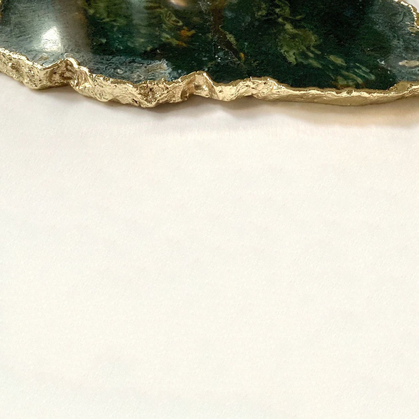 Large Green Agate Cheese Platter/Tray/Personalised Momentos/Sign Boards - 10"x15"