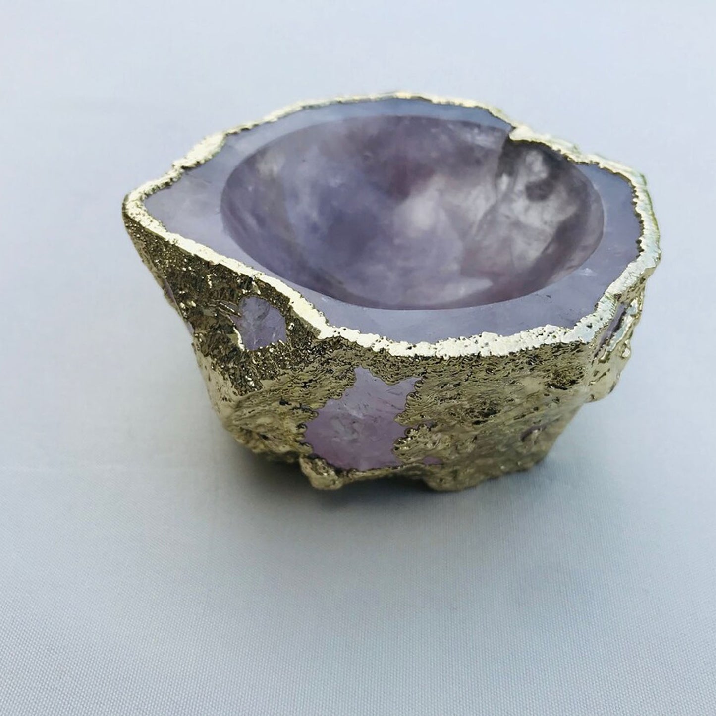 Rose Quartz Agate Nut/trinket/Jewellery Bowl