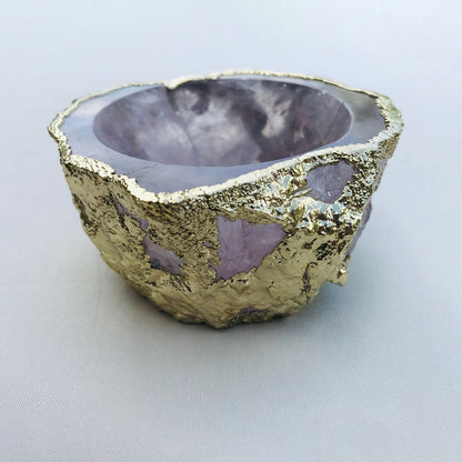 Rose Quartz Agate Nut/trinket/Jewellery Bowl