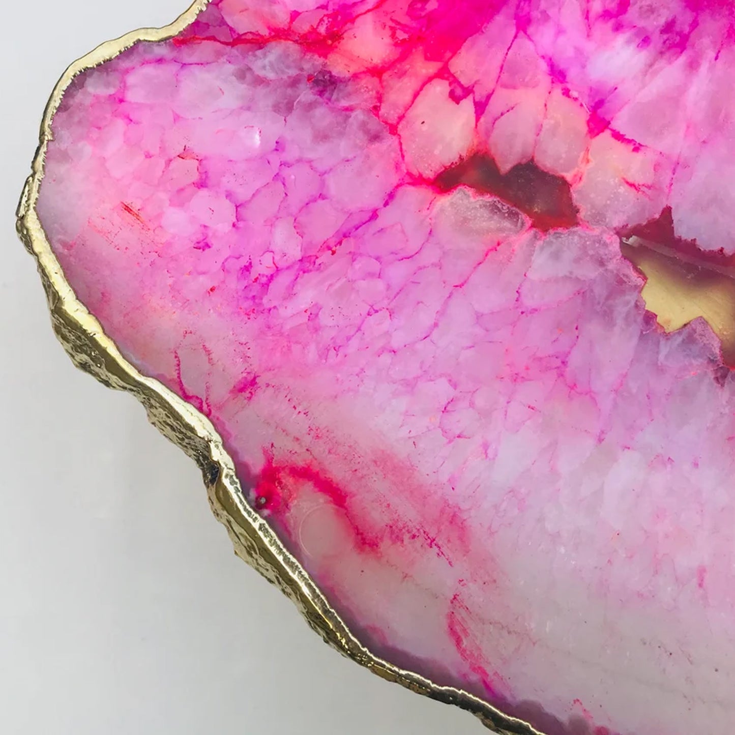Pink Agate Cake Stand/Centrepiece/Display Stand/Tray
