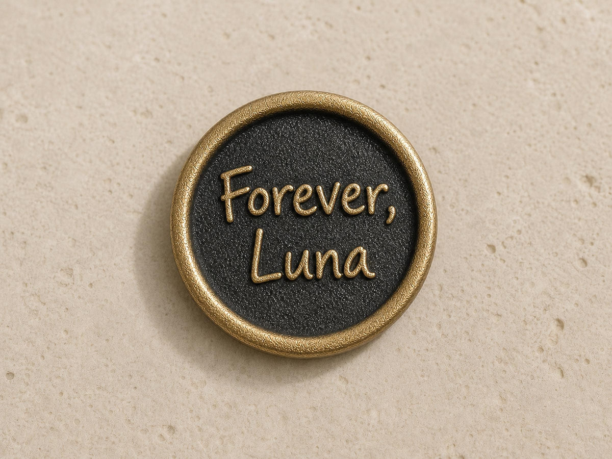 Custom Cat Nose Memorial Plaque, Antique Brass Keepsake, Personalised Pet Gift