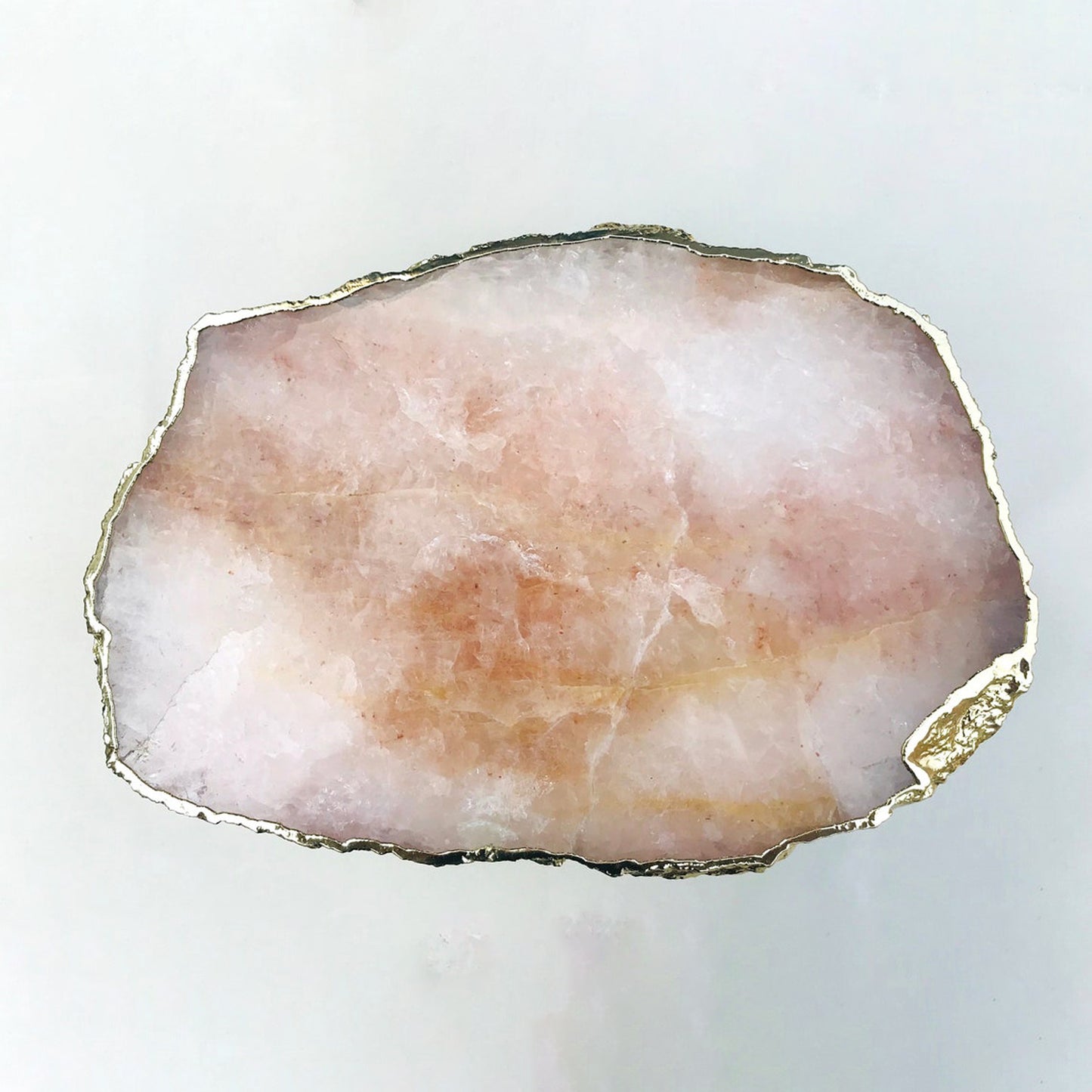 Rose Quartz Agate Cake Stand/Centrepiece/Display Stand/Tray