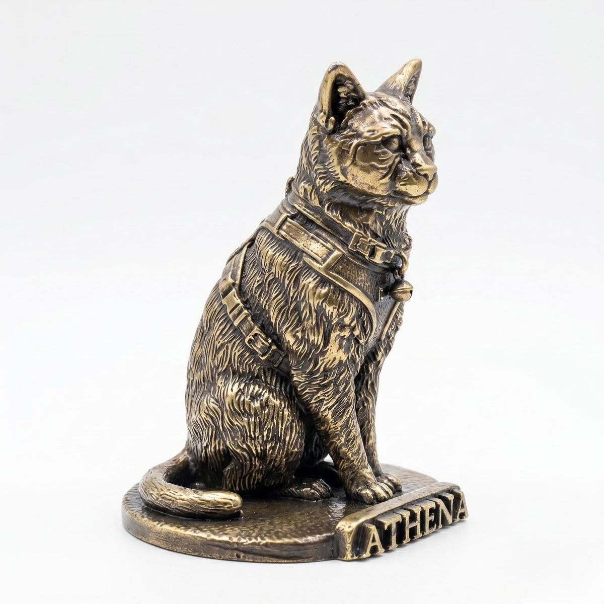 Brass Custom Figurine from Photo | Custom Pet, Birthday, Wedding, Graduation Figurine | Personalized Family Sculpture Brass Copper