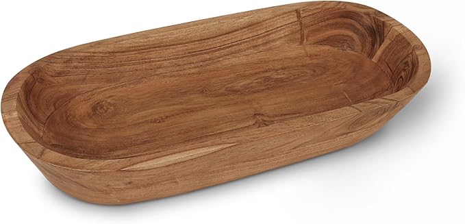 Acacia Wood Serving/Storage Bowl