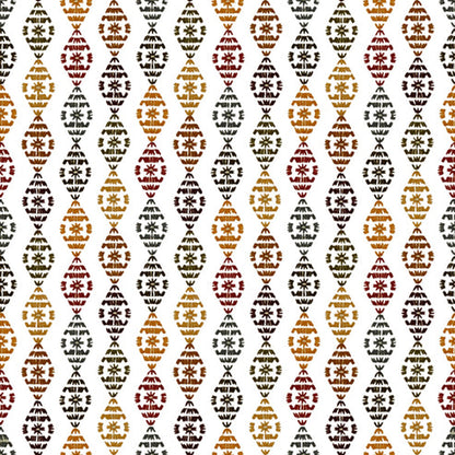 Amalthea - Set of 2 Panels Crewel Embroidered Curtains | Linen Cotton Mix | Fully Embroidered | Lined