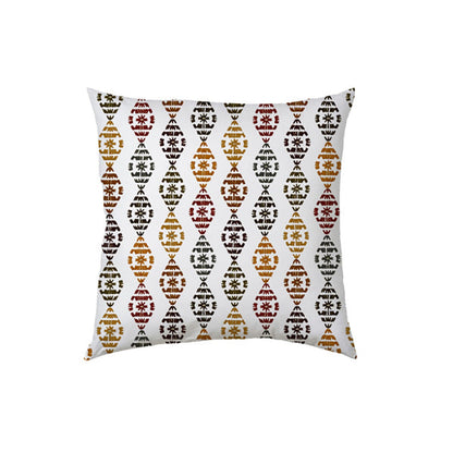 Amalthea  - Set of 4 Pieces | Cotton Linen Fabric | Crewel Embroidered | Pillow/Cushion Cover Set | With or Without Insert