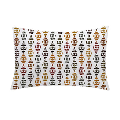 Amalthea  - Set of 4 Pieces | Cotton Linen Fabric | Crewel Embroidered | Pillow/Cushion Cover Set | With or Without Insert