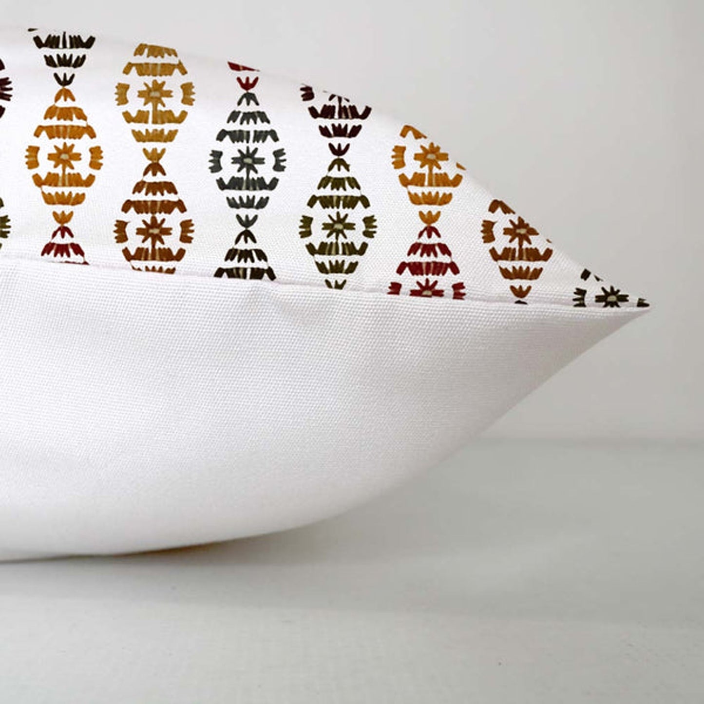 Amalthea  - Set of 4 Pieces | Cotton Linen Fabric | Crewel Embroidered | Pillow/Cushion Cover Set | With or Without Insert