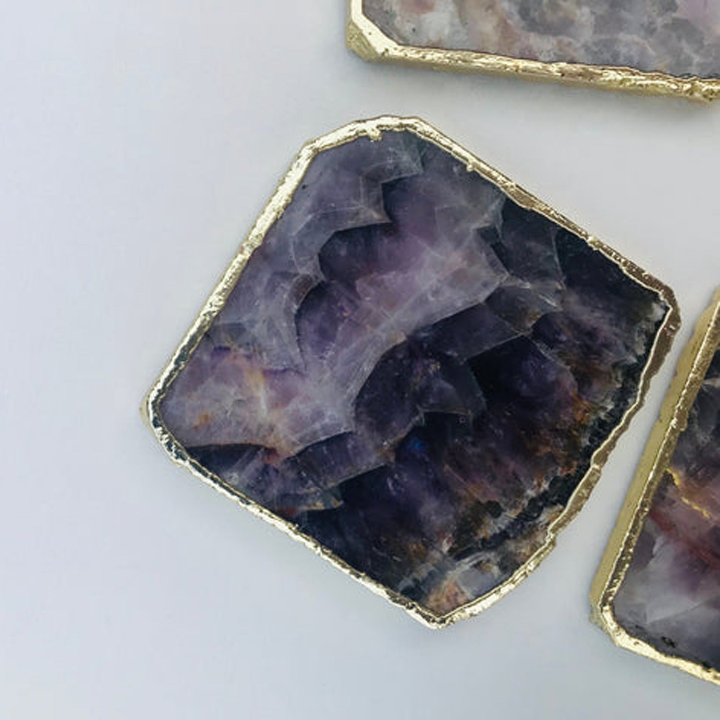 Amethyst - Set of 4 Large Coasters/Personalised Momentos