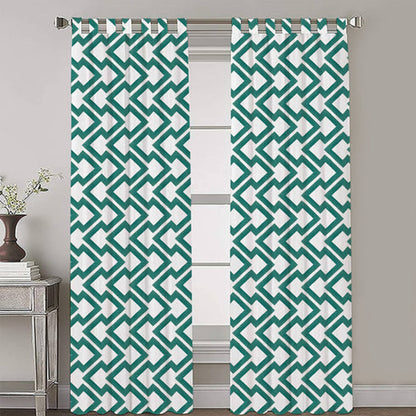 Aria - Set of 2 Panels Crewel Embroidered Curtains | Linen Cotton Mix | Fully Embroidered | Lined