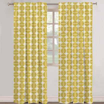 Ariadne - Set of 2 Panels Crewel Embroidered Curtains | Linen Cotton Mix | Fully Embroidered | Lined