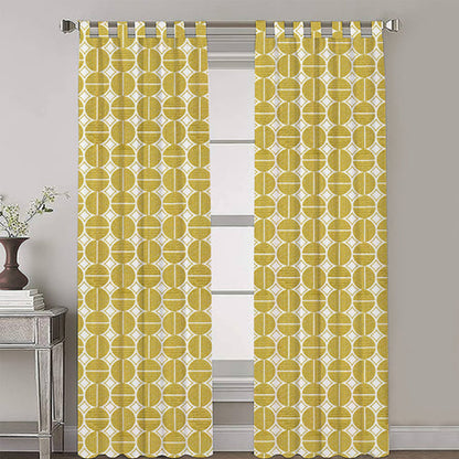 Ariadne - Set of 2 Panels Crewel Embroidered Curtains | Linen Cotton Mix | Fully Embroidered | Lined
