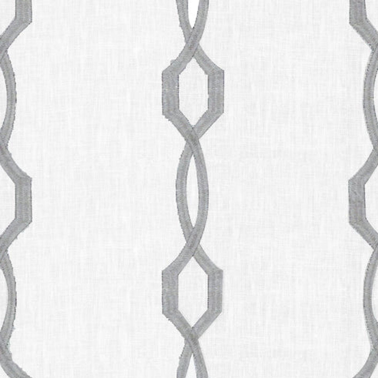 Athena - Set of 2 Panels Crewel Embroidered Curtains | Linen Cotton Mix | Fully Embroidered | Lined