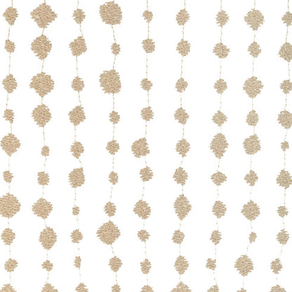 Aveline - Set of 2 Panels Crewel Embroidered Curtains | Linen Cotton Mix | Fully Embroidered | Lined