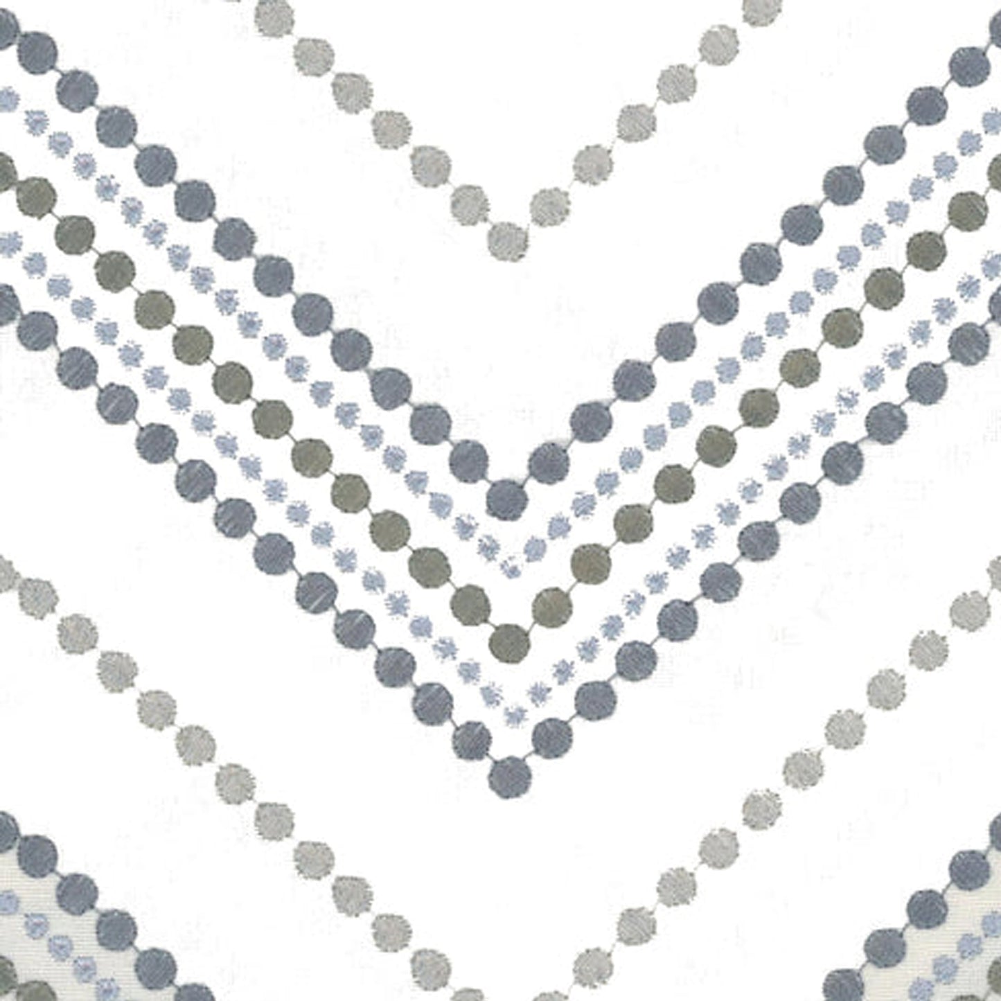 Azura - Set of 2 Panels Crewel Embroidered Curtains | Linen Cotton Mix | Fully Embroidered | Lined