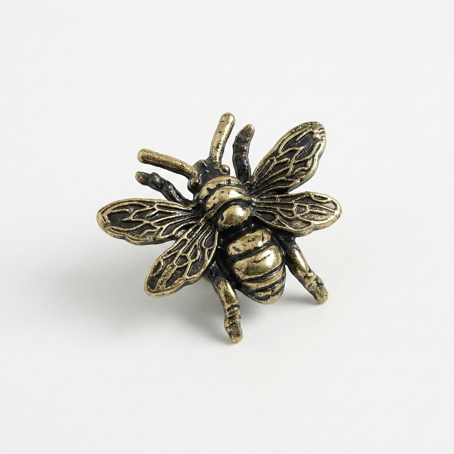 Antique Brass Bumble Bee Drawer Knobs
