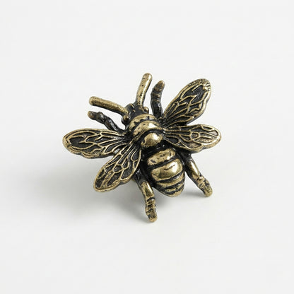 Antique Brass Bumble Bee Drawer Knobs