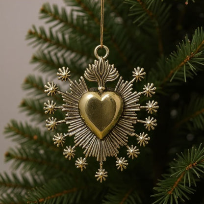 Antique Gold Christmas Ornaments – Vintage Holiday Baubles (Set 1)