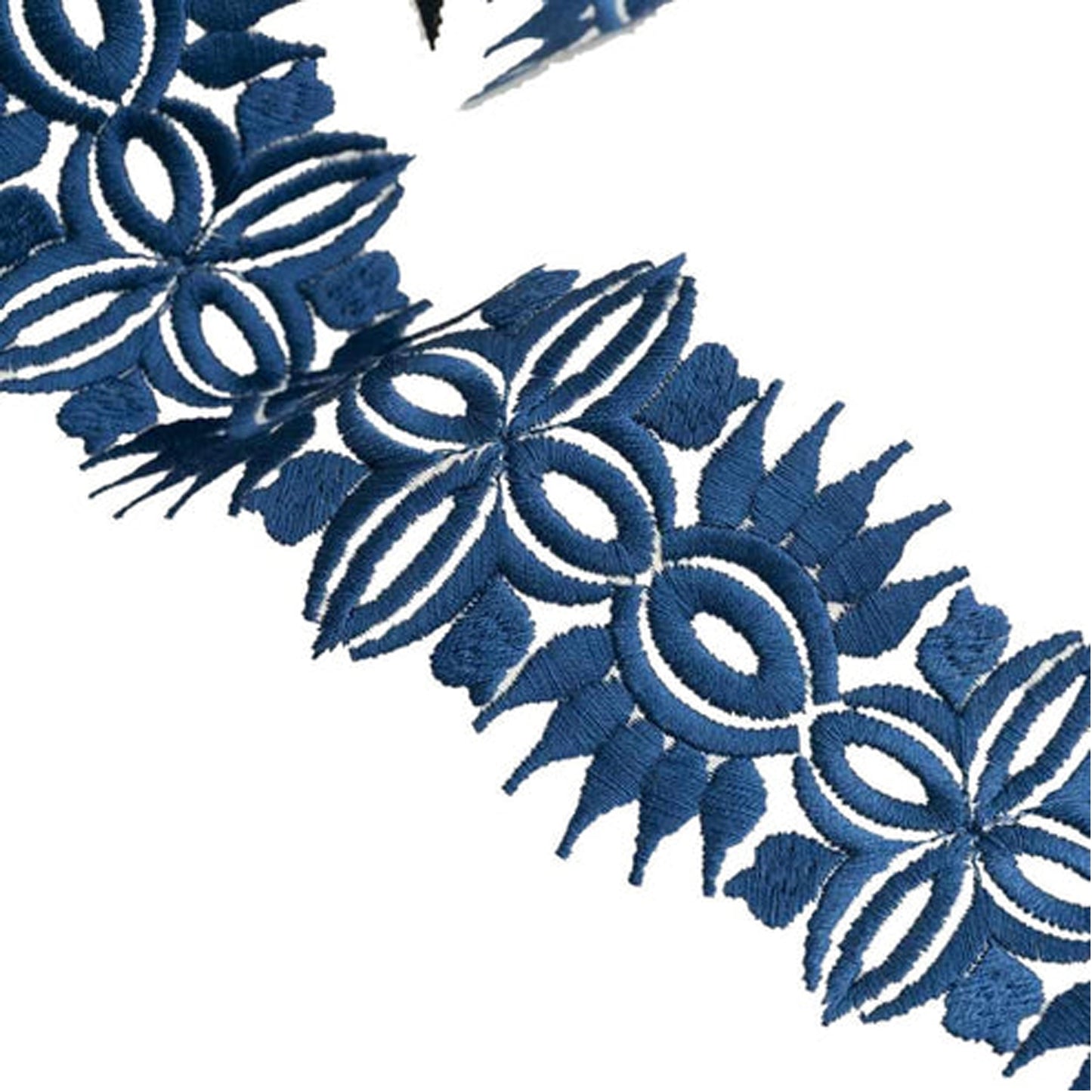 Elektra - Set of 2 Panels Crewel Embroidered Curtains | Linen Cotton Mix | Fully Embroidered | Lined