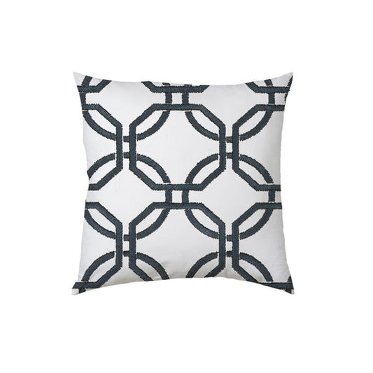 Eloise  - Set of 4 Pieces | Cotton Linen Fabric | Crewel Embroidered | Pillow/Cushion Cover Set | With or Without Insert