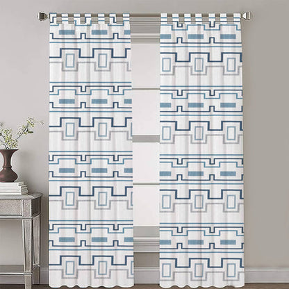 Elowen - Set of 2 Panels Crewel Embroidered Curtains | Linen Cotton Mix | Fully Embroidered | Lined