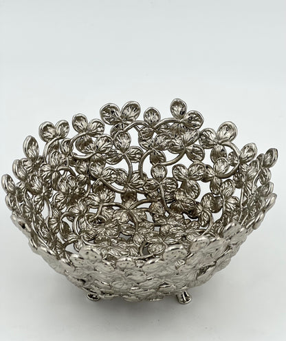Small Leaf Bowl - Decorative Serveware | Nut Bowl | Centrepiece | Home Accent | Gold, Silver or Antique Finish