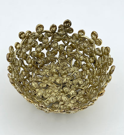 Small Leaf Bowl - Decorative Serveware | Nut Bowl | Centrepiece | Home Accent | Gold, Silver or Antique Finish