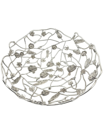 Blossom Weave - Metal Fruit Basket