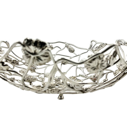 Blossom Weave - Metal Fruit Basket