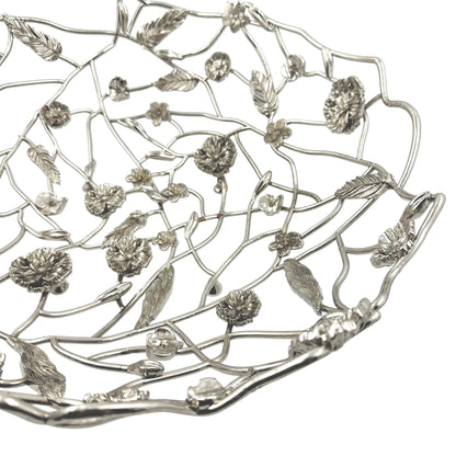 Blossom Weave - Metal Fruit Basket