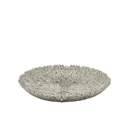 Coral Inspired Tray - Decorative Metal Tray | Centrepiece | Home Accent | Gold, Silver, or Antique Finish