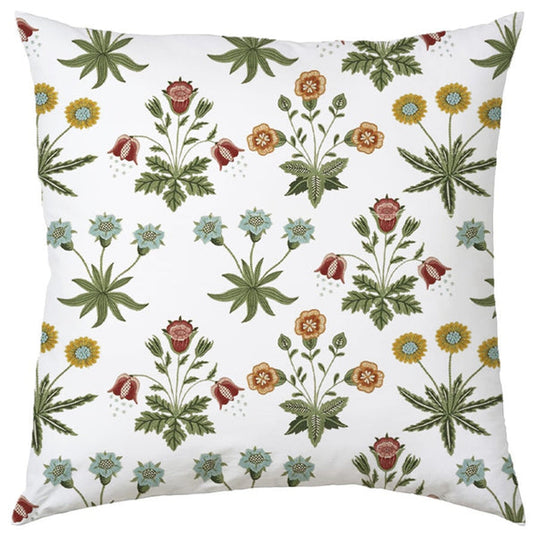 Jolie  - Set of 4 Pieces | Cotton Linen Fabric | Crewel Embroidered | Pillow/Cushion Cover Set | With or Without Insert