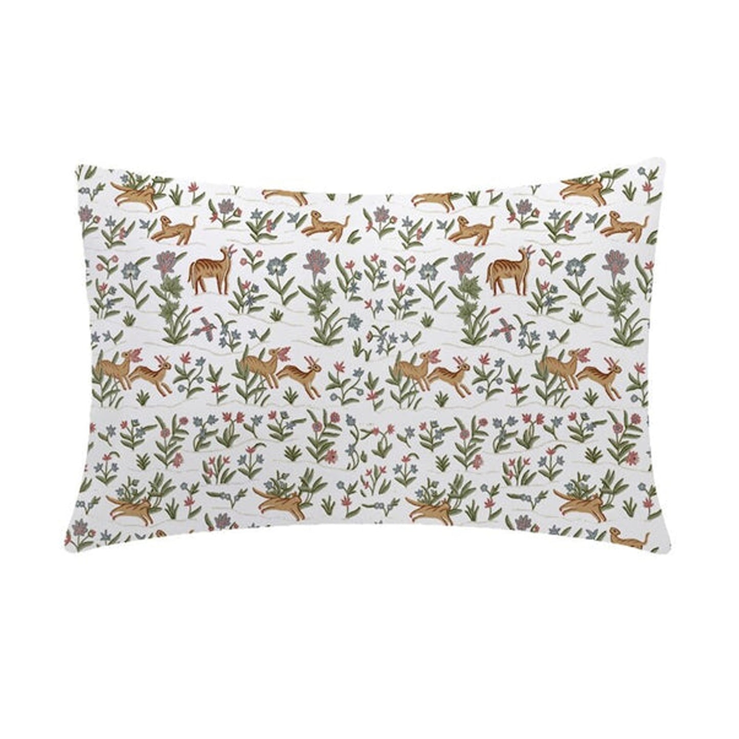 Joy - Set of 4 Pieces | Cotton Linen Fabric | Crewel Embroidered | Pillow/Cushion Cover Set | With or Without Insert