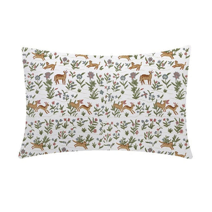 Joy - Set of 4 Pieces | Cotton Linen Fabric | Crewel Embroidered | Pillow/Cushion Cover Set | With or Without Insert