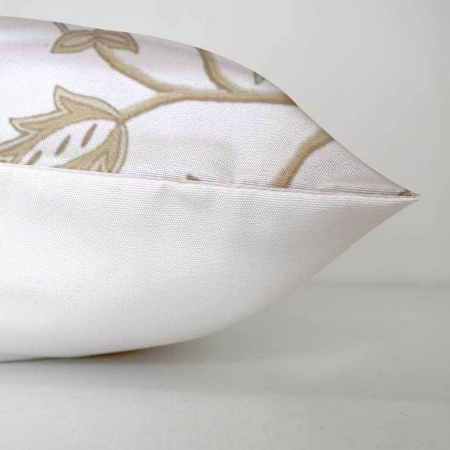 Julia - Set of 4 Pieces | Cotton Linen Fabric | Crewel Embroidered | Pillow/Cushion Cover Set | With or Without Insert