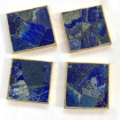 Lapis Lazuli - Set of 4 Large Square Coasters | Personalised Momentos