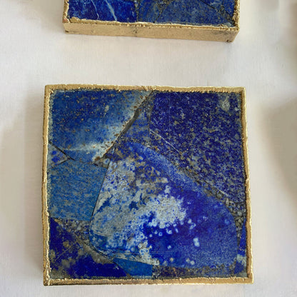 Lapis Lazuli - Set of 4 Large Square Coasters | Personalised Momentos