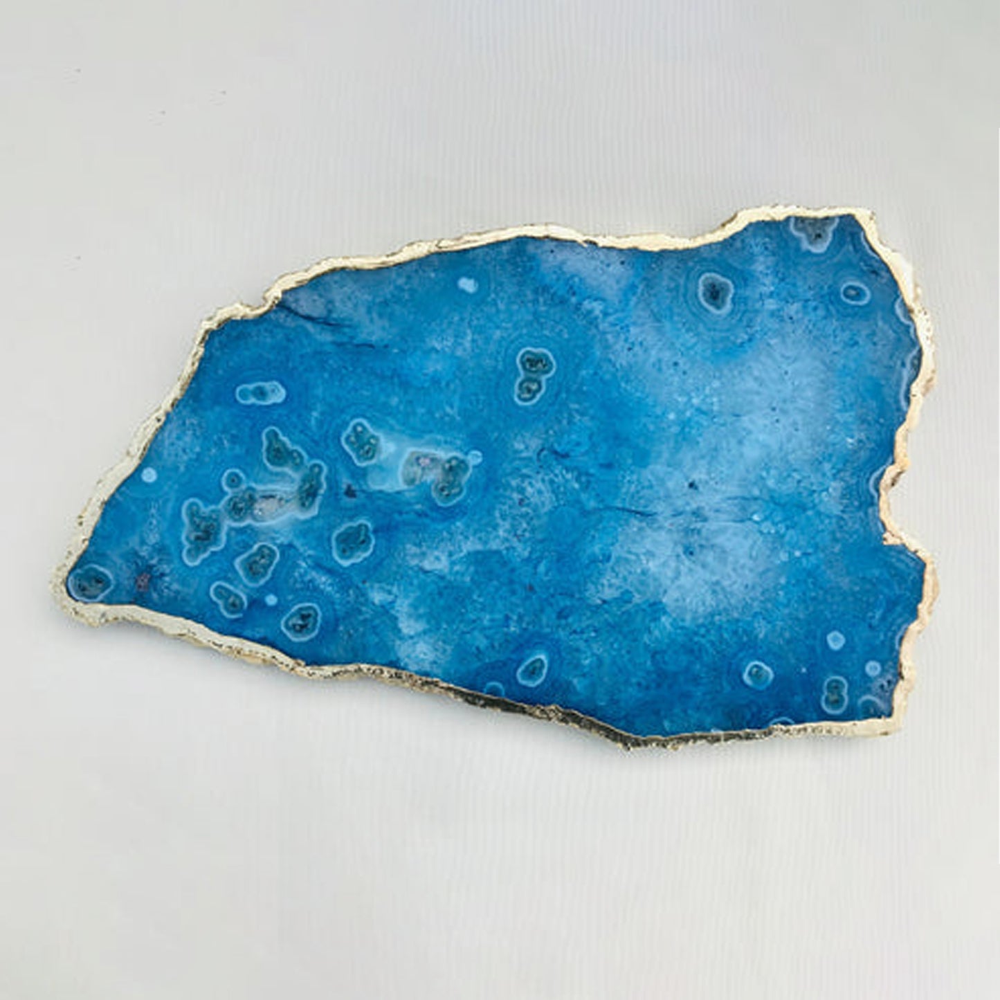 Large Blue Agate Cheese Platter/Tray/Personalised Momentos/Sign Boards